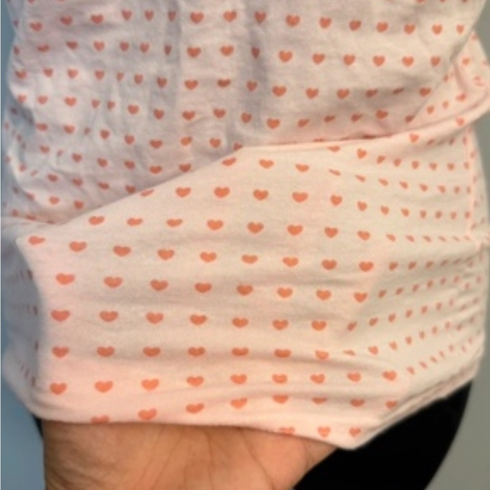 Light Pink Heart-Print Camisole Top - Picture 3 of 5